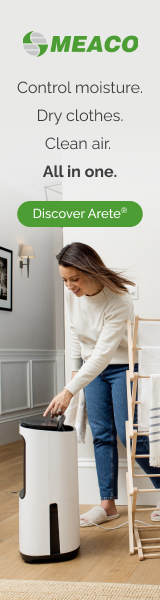 Meaco dehumidifiers for damp, condensation and excess moisture