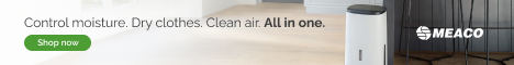 Meaco dehumidifiers for damp, condensation and excess moisture